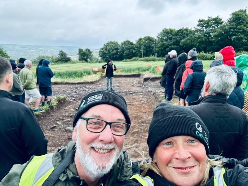 Members of the CAPNI team at Castlereagh excavation
